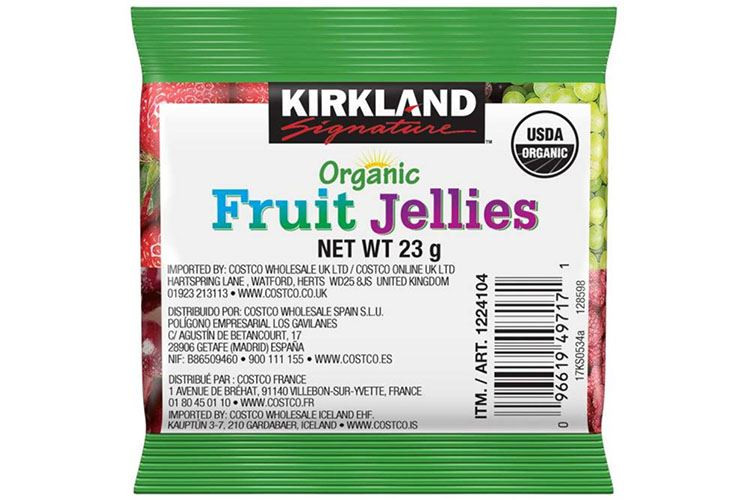 Kirkland Organic Fruit Jellies 23g