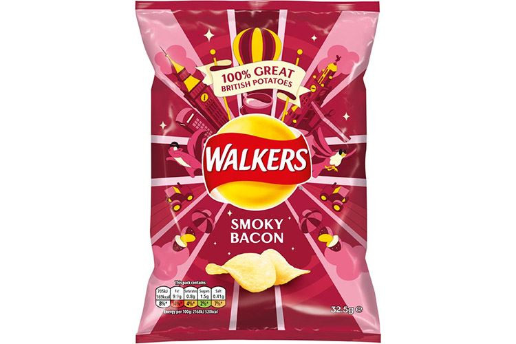 Walkers Smoky Bacon 32.5g