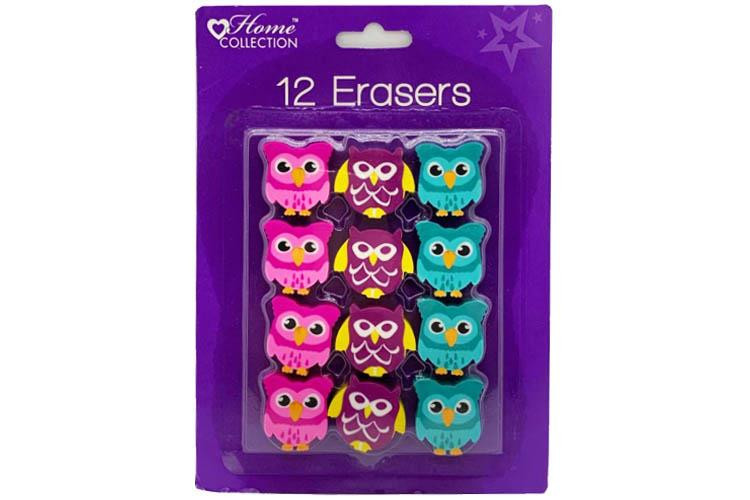 Home Collection 12 Erasers