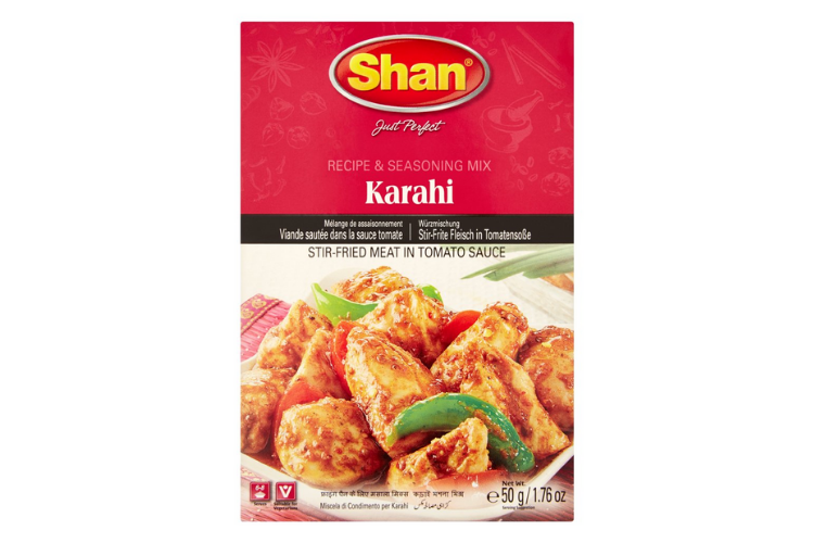 Shan Karahi Recipe & Seasoning Mix 50g