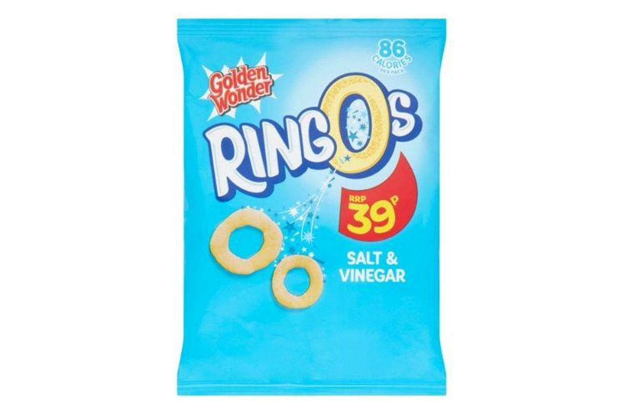 Golden Wonder - Ringos Salt & Vinegar - 18g