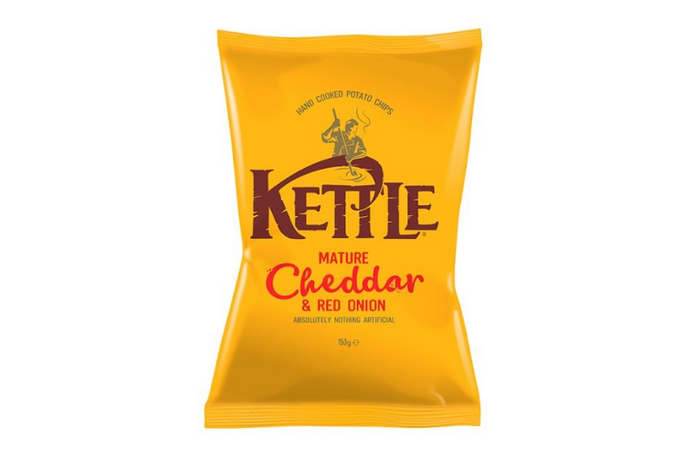 Kettle Chips Mature Cheddar & Red Onion 150g