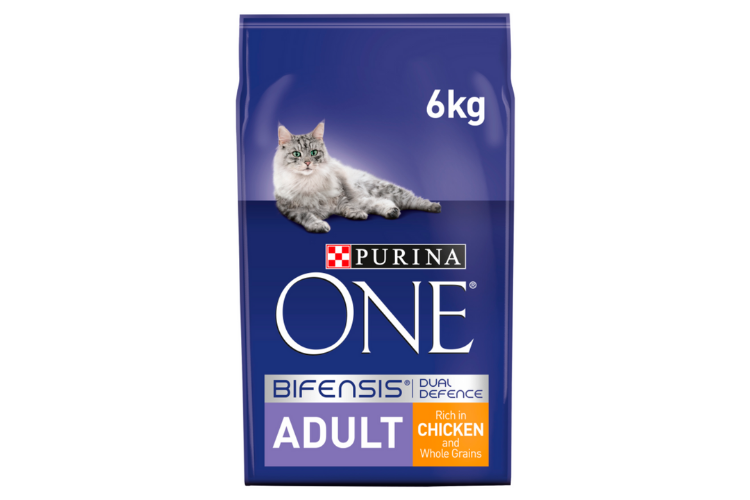Purina One Adult Rich in Chicken & Whole Grain Cat food 6kg