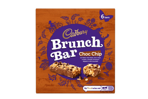 Cadburys Brunch Bar Choc Chip box of 6