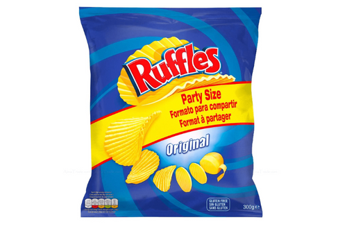 Ruffles - Party Size Patato crisps - 2 x 300g
