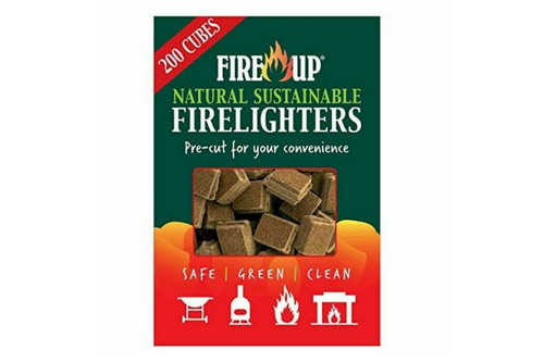 Fire Up - Natural Sustainable Firelighters - 200 Cubes