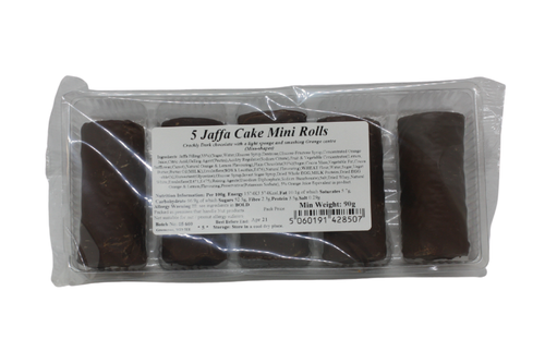 5 Jaffa Cake Mini Rolls - 90g