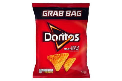 Walkers Doritos Chilli Heatwave Grab Bag - 55g