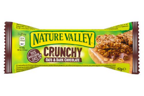 Nature Valley Crunchy - Oats & Dark Chocolate - 2 Bars - 42g