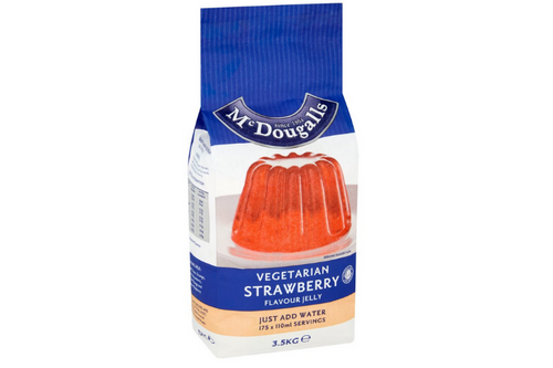 McDougalls - Vegetarian Strawberry Jelly - 3.5Kg