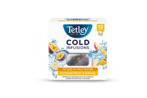 Tetley - Cold Infusions - Passion Fruit & Mango - 12 Infusers - 27g