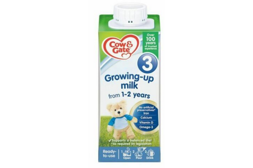Cow & Gate - Growing Up Milk 3 - From 1-2 Years - 200ml