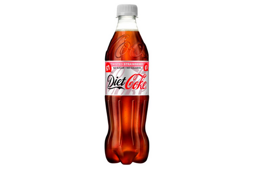 Diet Coke - Twisted Strawberry - 500ml.