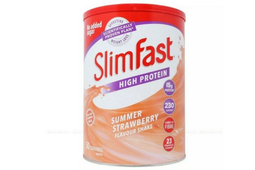 SlimFast - High Protein - Summer Strawberry Flavour Shake - 1.82kg - 50 Servings approx