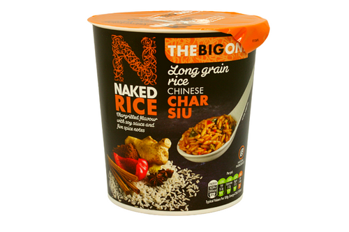 Naked Rice - Char Siu - Long Grain Rice - 104g