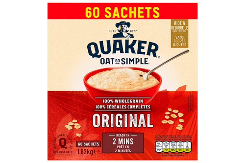 Quaker - Oat So Simple - Original - 60 Sachets (Damaged Box)