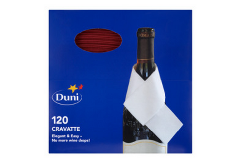 Duni - 120 x Cravatte - Airlaid Bordeaux