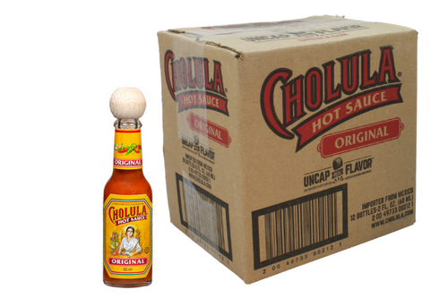 Box of Cholula - Original Hot Sauce - 12 x 60ml