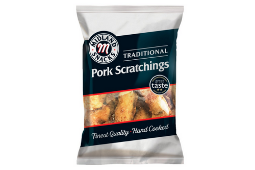 Midland Snacks - Traditional Pork Scratchings - 70g