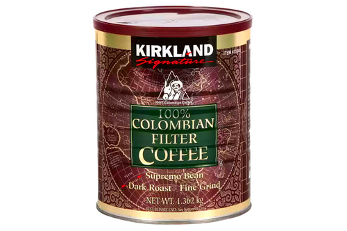 Kirkland Signature - 100% Colombian Filter Coffee - 1.36kg