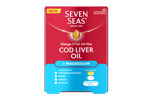 Seven Seas - Omega-3 Fish Oil Plus - Cod Liver Oil Plus Magnesium x 60