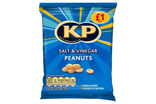 KP - Salt and Vinegar - Peanuts - 65g