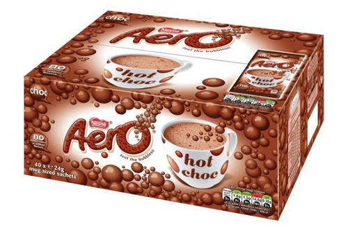 Nestle - Aero Instant Hot Chocolate - 40 x 24g Sachets