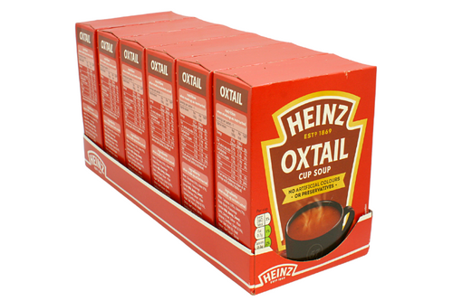 Box of Heinz - Oxtail Cup Soup - 6 x 4 x 15.5g Sachets