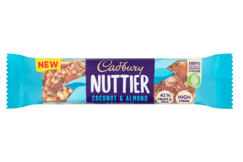 Cadbury - Nuttier - Coconut & Almond in Milk Chocolate Bar - 40g