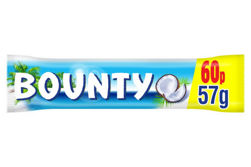 Bounty - Coconut Milk Chocolate Duo Bar - 57g