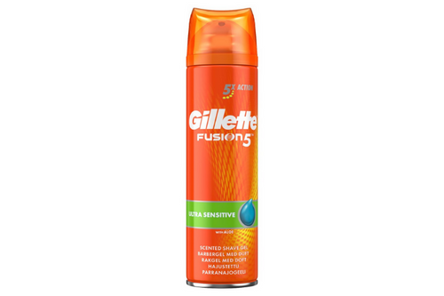 Gillette - Fusion 5 - Ultra Sensitive - Scented Shave Gel - 200ml