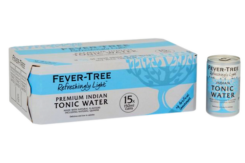 Fever-Tree - Refreshingly Light - Premium Indian Tonic Water - 15 x 150ml 