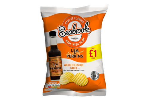 Seabrook - Lea & Perrins Worcestershire Sauce Crinkle Cut Crisps - 70g