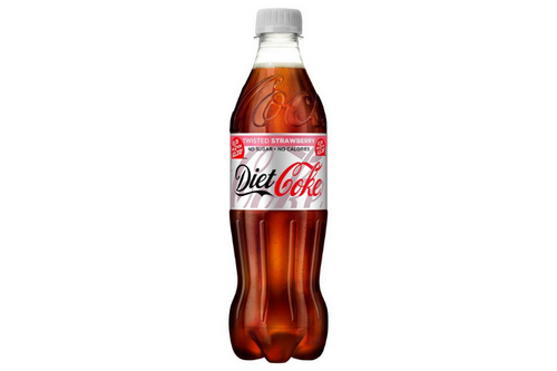 Diet Coke - Twisted Strawberry - No Sugar - No Calories -500ml