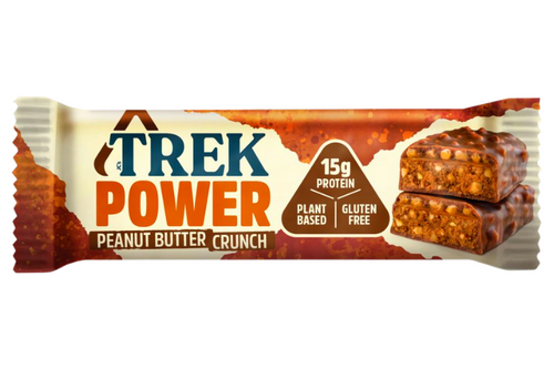 Trek Power - Peanut Butter Crunch Protein Bar - Naturally Vegan - 55g