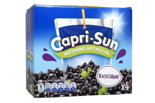 Capri-Sun - Blackcurrant - 4 x 200ml