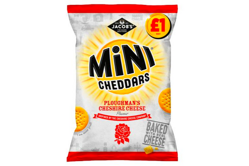 Jacob's - Mini Cheddars - Ploughman's Cheshire Cheese Flavour - 105g