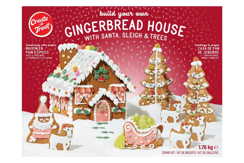Create a Treat - Build Your Own Gingerbread House Kit - 1.76kg 