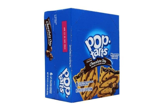 Pop Tarts - Frosted Chocolate Chip - Toaster Pouches - 6 x 2pk - 576g