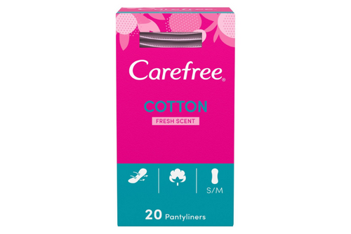 Carefree- Cotton Fresh Pantyliners - 20 Pack