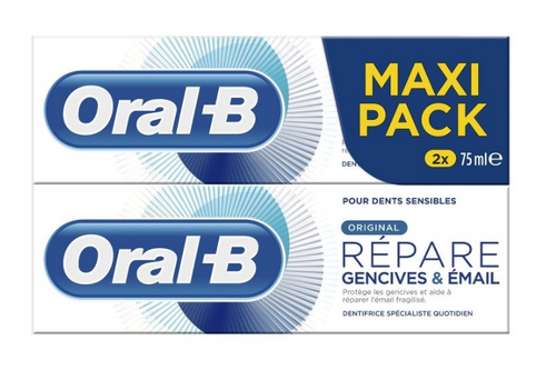 Oral-B - Original - Repair - Gum and Enamel - 2 x 75ml (Foreign Writing)