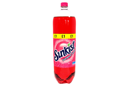 Sunkist - Carbonated Summer Fruits Flavour Drink - 2l