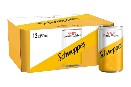 Schweppes - Slimline Tonic Water - 12 x 150ml