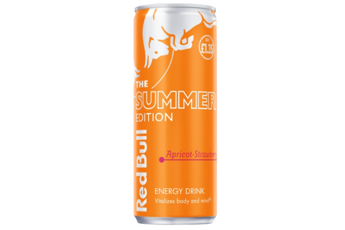 Red Bull - The Summer Edition - Apricot-Strawberry Flavour Energy Drink - 250ml