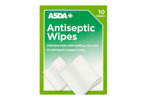 Asda - Antiseptic Wipes x 10