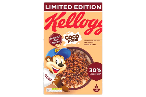 Kellogg's - Hazelnut Choc Flavour Coco Pops - 480g (Damaged Packaging)