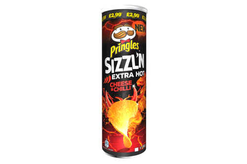 Pringles - Sizzl'n Extra Hot - Cheese & Chilli Flavour - 180g