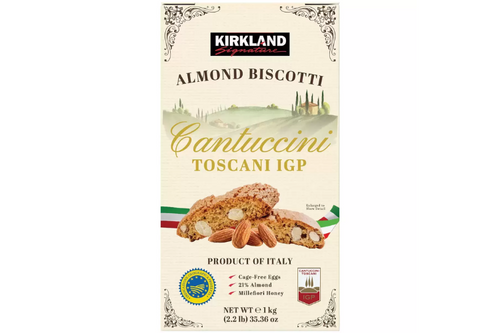 An image of Kirkland - Almond Biscotti - Toscani Igp - 1kg (Missing One Bag) from Best Before Its Gone, we stock products near or past their best Before Date.