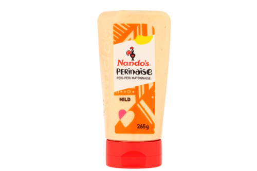 An image of Nando's - Perinaise - Peri-Peri Mayonnaise - Mild - 265g from Best Before Its Gone, we stock products near or past their best Before Date.