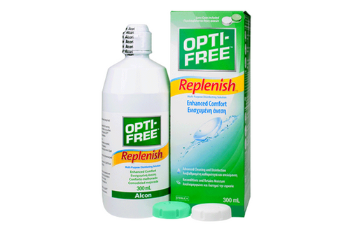 An image of Opti-Free - Replenish Multi-Purpose Disinfecting Solution - 300ml from Best Before Its Gone, we stock products near or past their best Before Date.